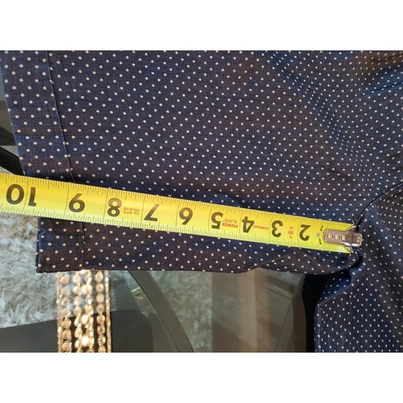 Chico's Women's Blue Cotton Ultimate Fit Comfort Waist Bermuda Shorts Size 2 - Picture 12 of 12